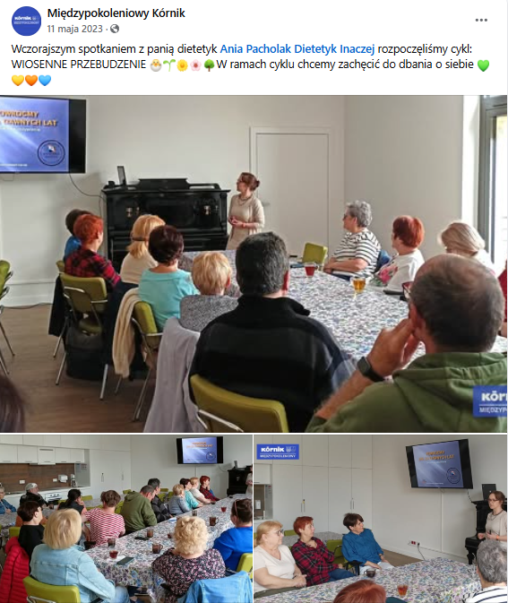 Cykl wykładów w projekcie - Międzypokoleniowy Kórnik